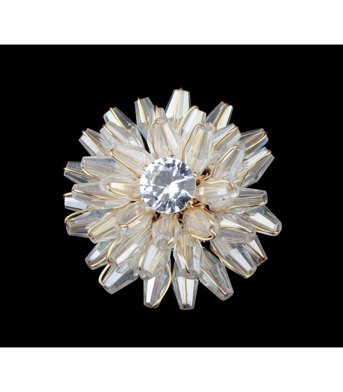 APPLIKATION MIT STRASS UND PERLEN