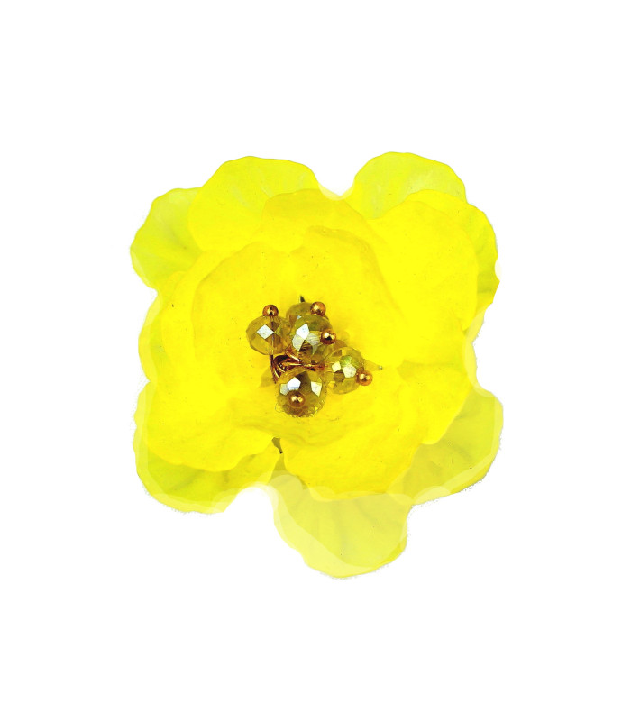 FLOR CON ABALORIOS "CORINTO"