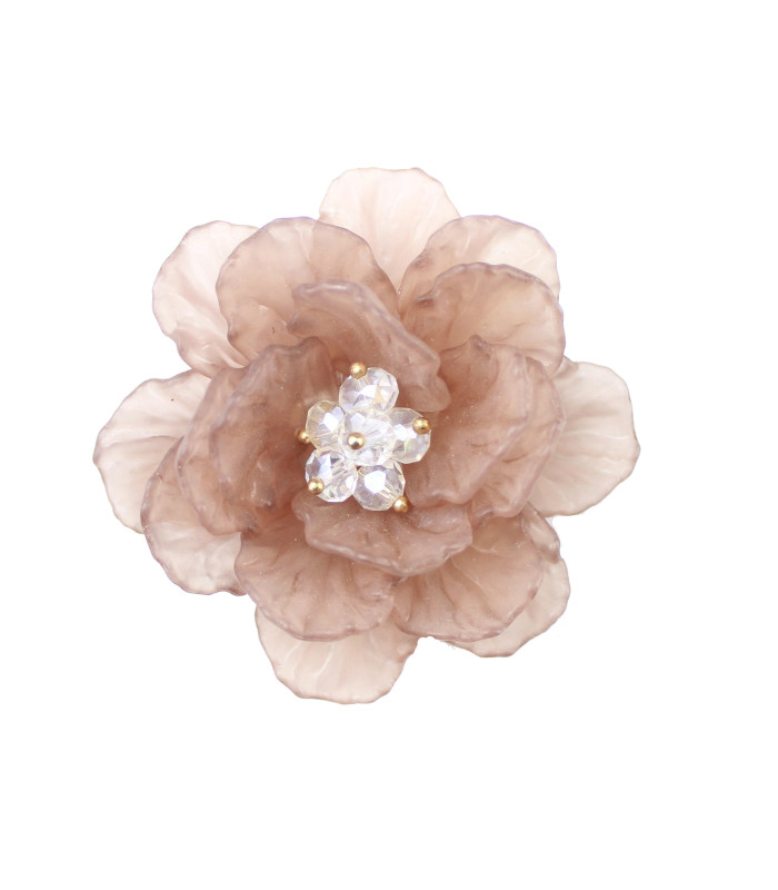 FLOR CON ABALORIOS "CORINTO"