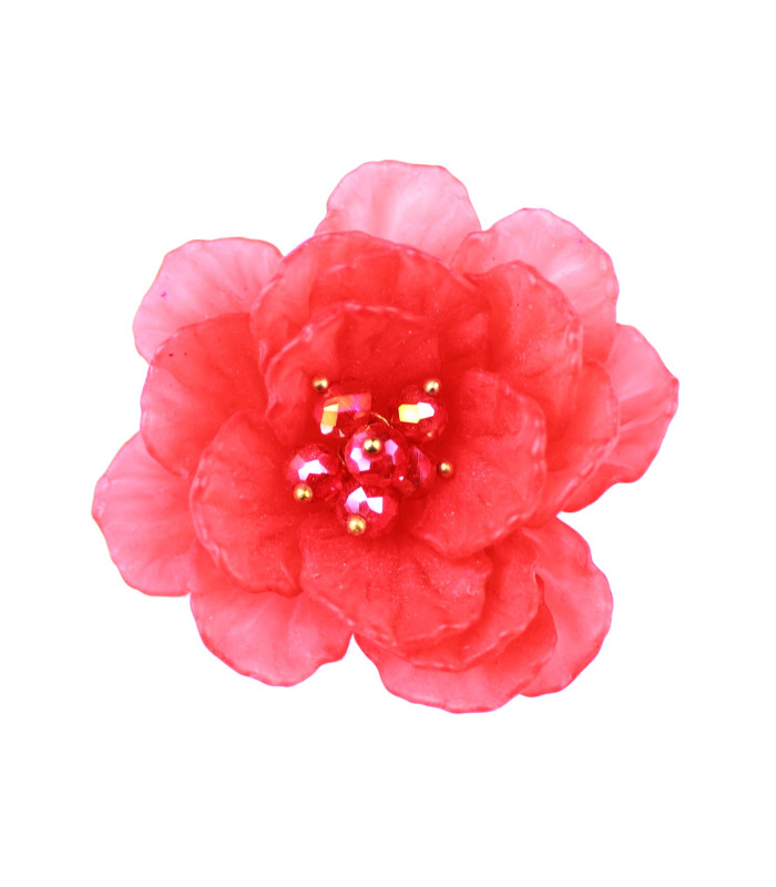 FLOR CON ABALORIOS "CORINTO"