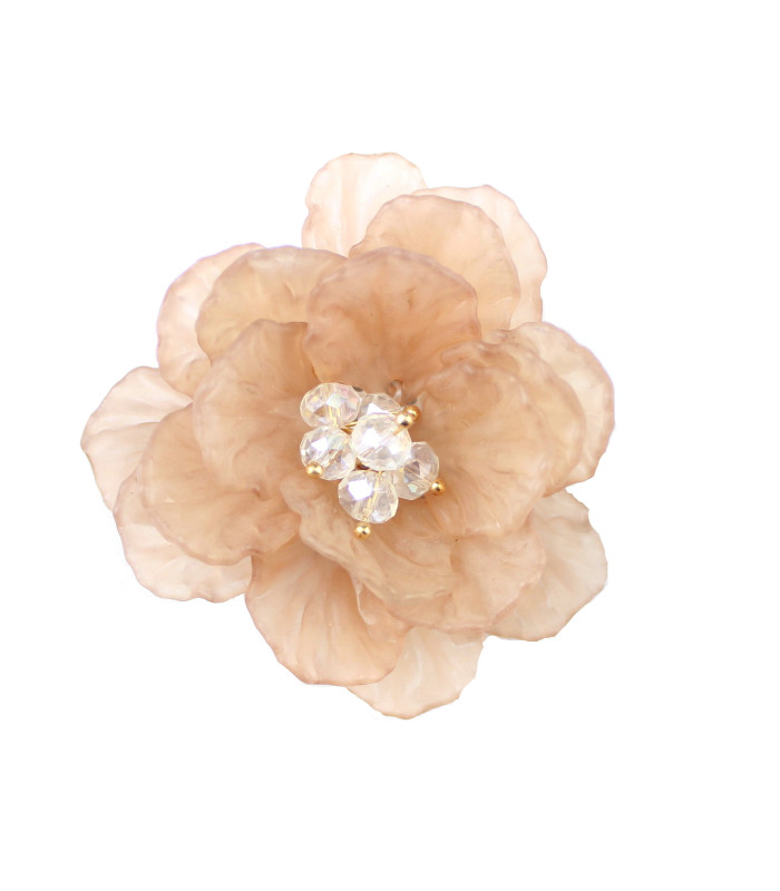 FLOR CON ABALORIOS "CORINTO"