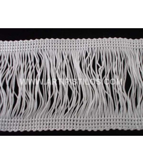 Fleco Torzalina 7 Cms. Marfil 7 Cms. De Ancho X 1 Metro De Largo. - colores para
