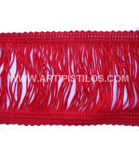Fleco Torzalina 15 Cms. Rojo 15 Cms. De Ancho X 1 Metro De Largo - colores para