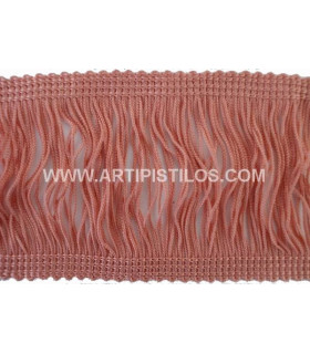 Fleco Torzalina 15 Cms. Rosa Nude 15 Cms. De Ancho X 1 Metro De Largo - colores para
