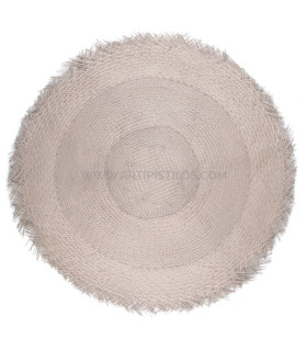 Disco De Buntal. 40 Cms, Sin Apresto 3x3 Maquillaje - tocados para
