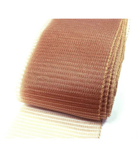 Crin Plisado 8 Cms. Cobre 1 Mt. X 8 Cms. - gama de colores