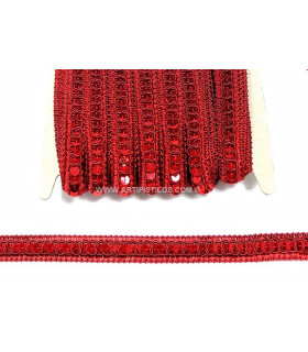 SEQUINS/RAYON ROBBON 1,5 CMS.