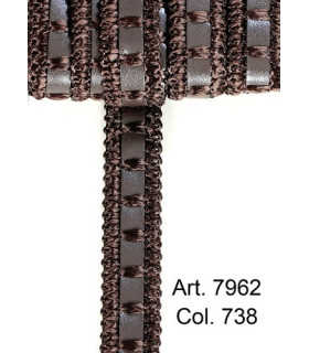 LEATHER RAYON RIBBON BIAS