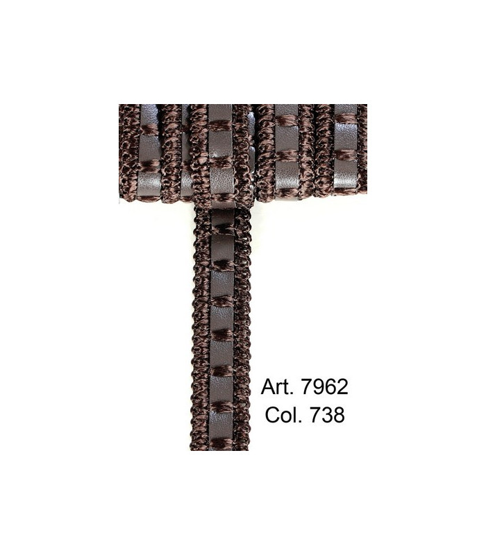 LEATHER RAYON RIBBON BIAS