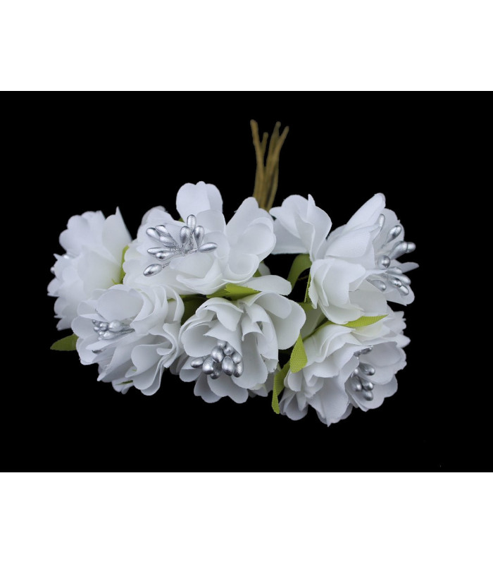 STRAUß AUS 6 MINIBLUMEN AUS STOFF