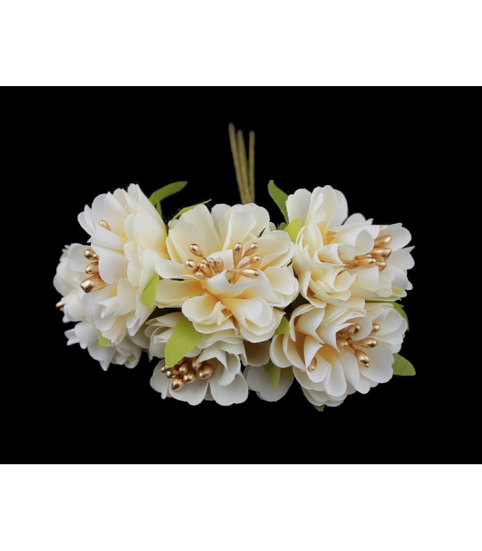 STRAUß AUS 6 MINIBLUMEN AUS STOFF