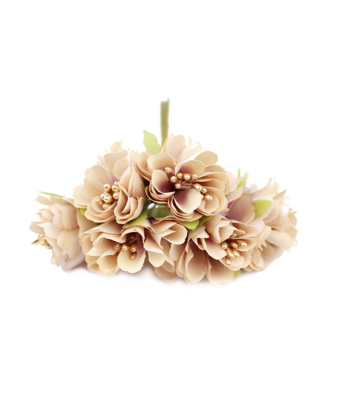STRAUß AUS 6 MINIBLUMEN AUS STOFF