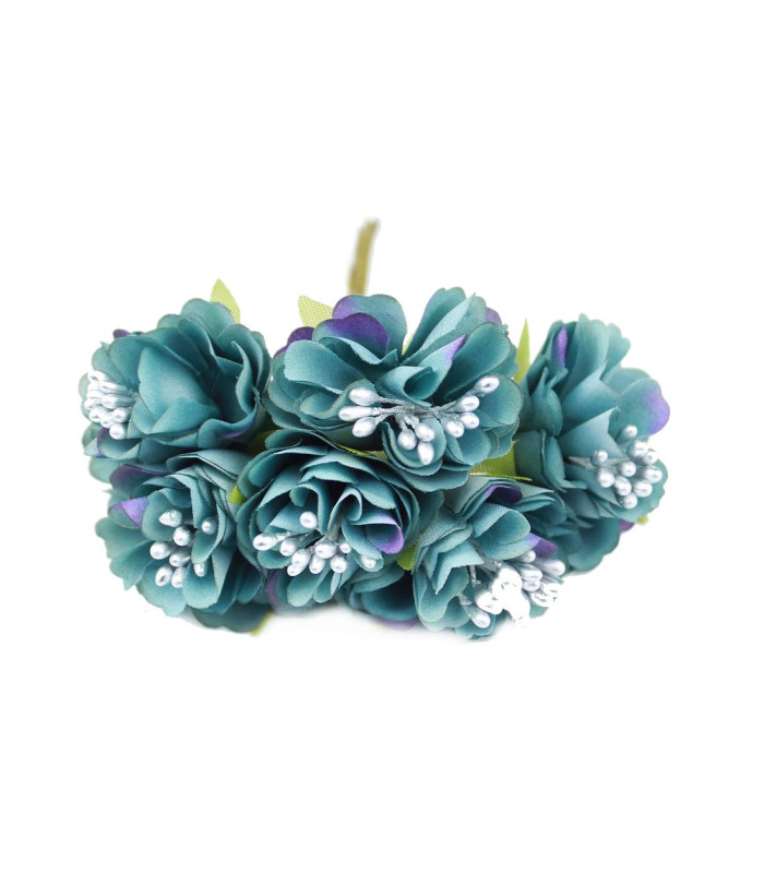 BOUQUET 6 FABRIC FLOWERS