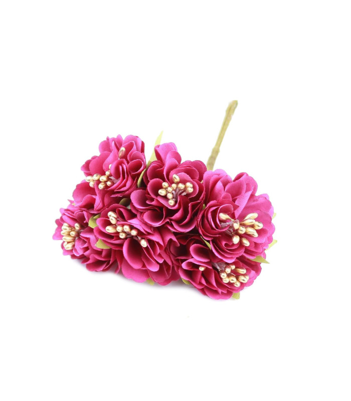 STRAUß AUS 6 MINIBLUMEN AUS STOFF