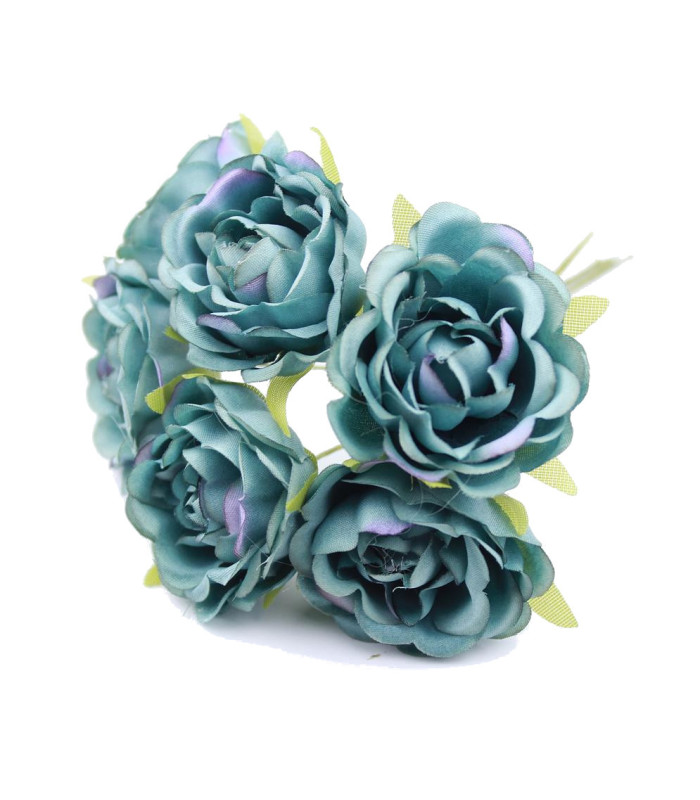 BOUQUET 6 FABRIC FLOWERS