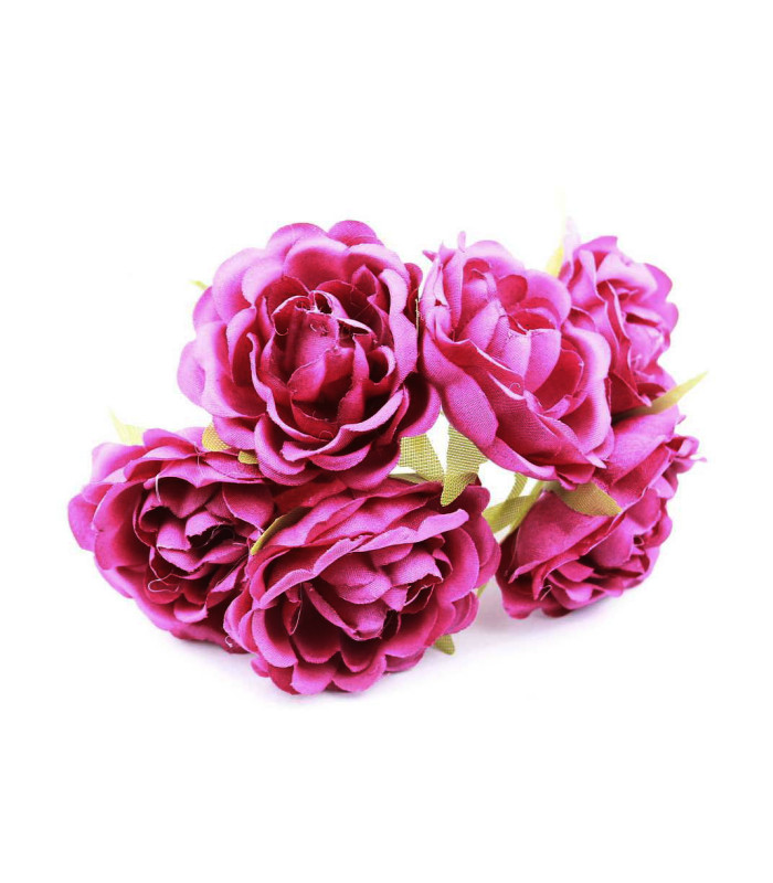 BOUQUET 6 FABRIC FLOWERS