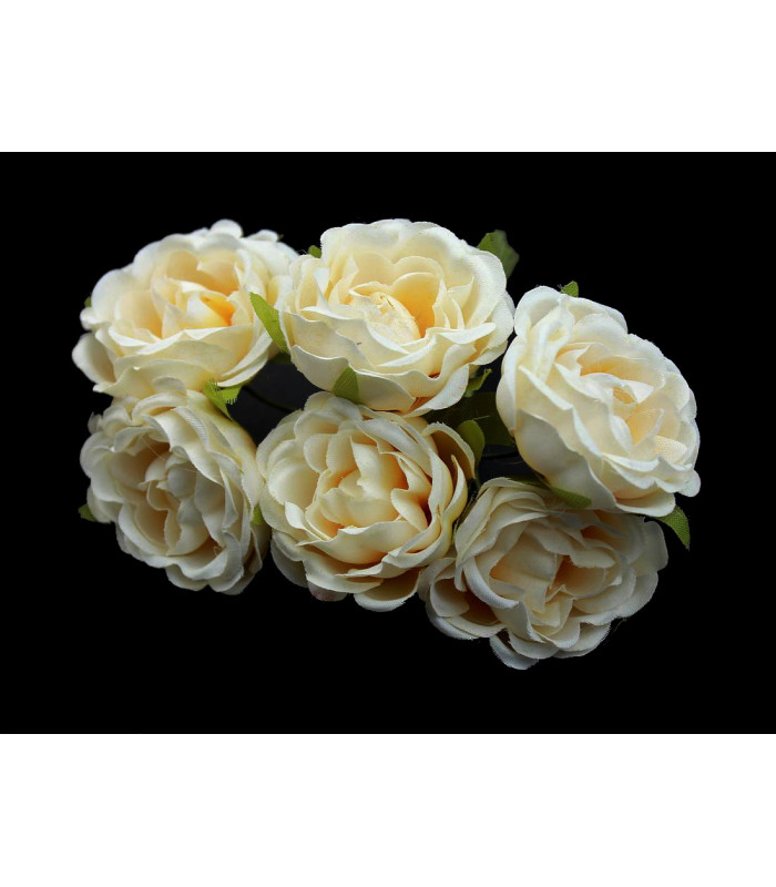 BOUQUET 6 FABRIC FLOWERS