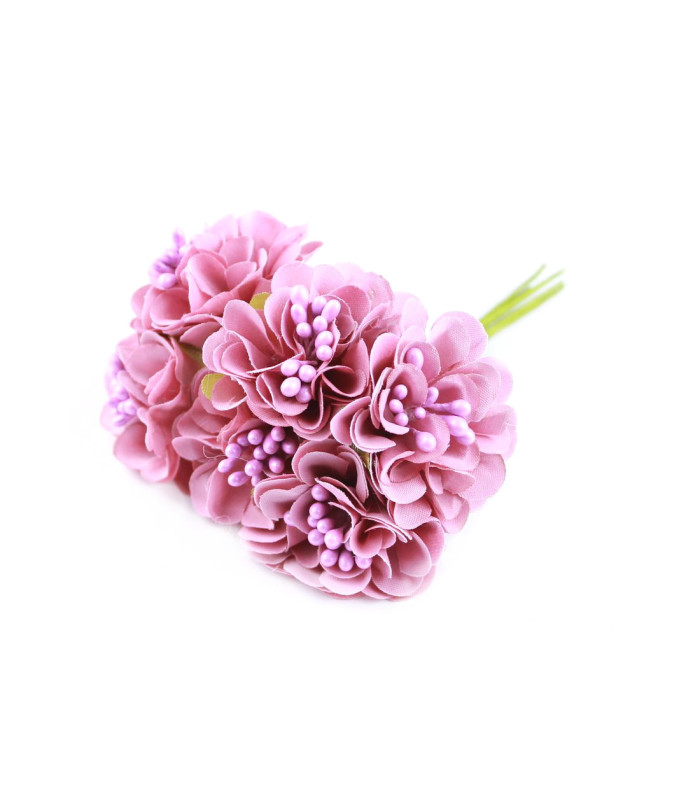 FABRIC FLOWER BOUQUET (6 PCS.) "AMBERES"