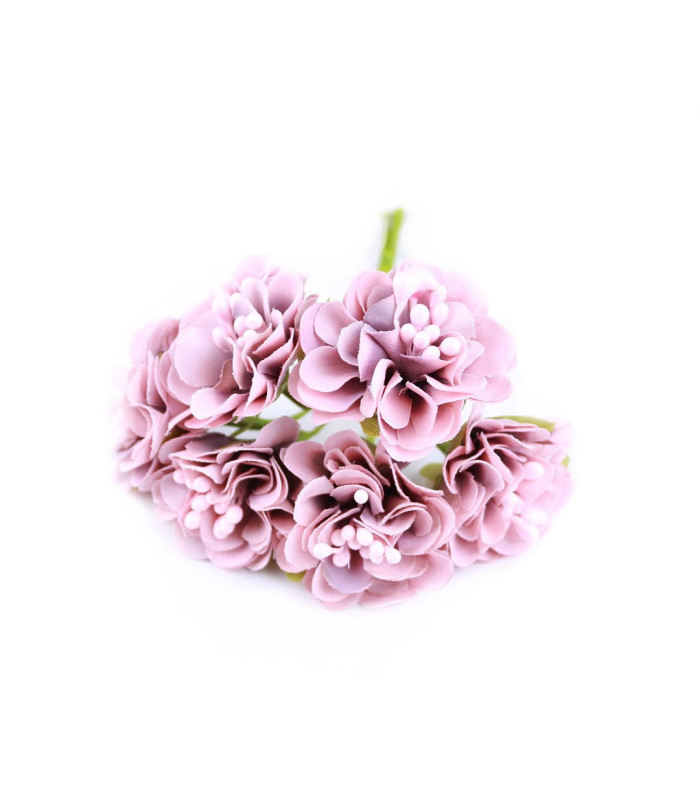 FABRIC FLOWER BOUQUET (6 PCS.) "AMBERES"