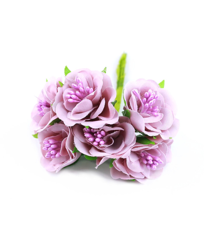 POMO DE FLORES DE TELA (6 UDS) "BREMEN"