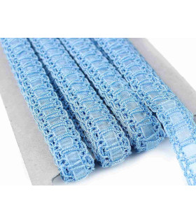 Cinta De Organza 1 Mt. X 15 Mm. Azul Claro - tocados