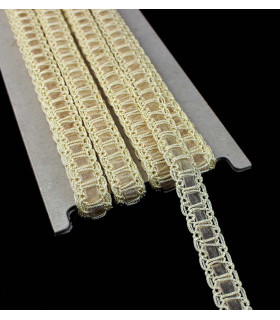 Cinta De Organza 1 Mt. X 15 Mm. Marfil - tocados