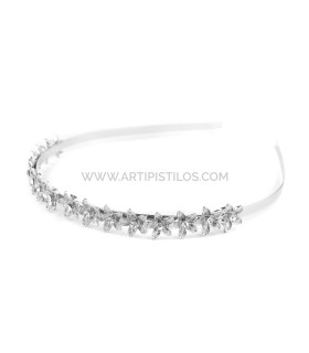 Diadema Con Flores "vigo" - novia - novia - novia - novia - novia - novia - accesorios - accesorios