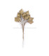 COLD PORCELAIN FLOWER SNAIL 1,5 x 1 cm