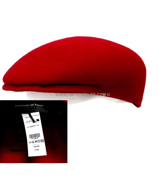UNISEX FELT BERET ADJUSTABLE (Self-adjusting) 1ª QUALITY