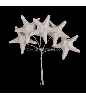 Estrella De Mar De Porcelana Fría 3,5 Cm Marfil - tocados para