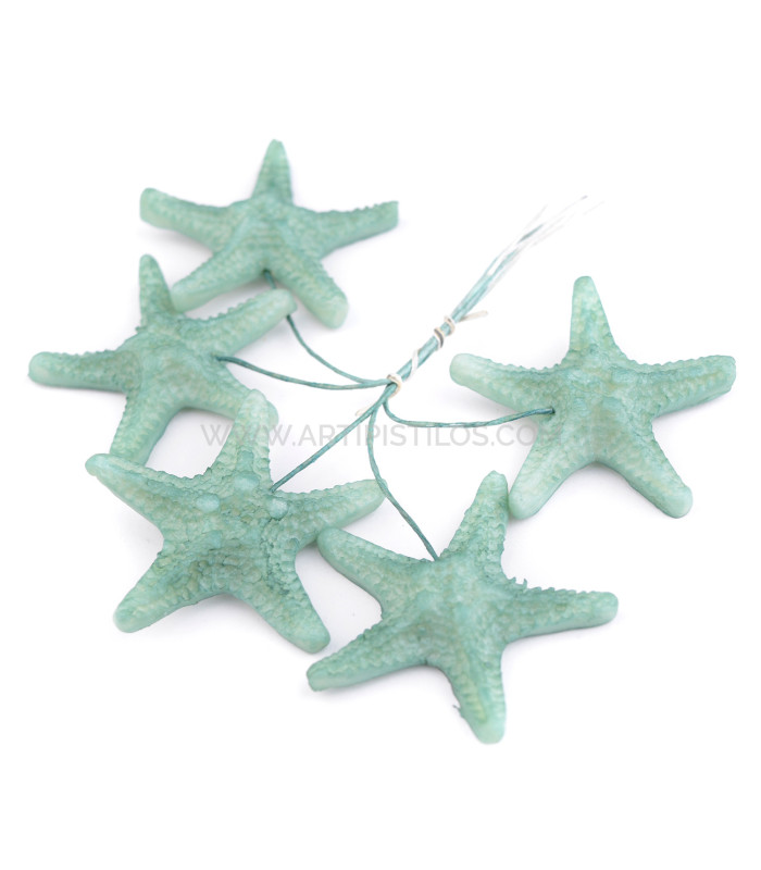 FLOR DE PORCELANA FRÍA ESTRELLA MAR 3,5 CM