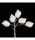 COLD PORCELAIN FLOWER SMOOTH SNAIL 2 X 1,5CM