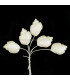 COLD PORCELAIN FLOWER SMOOTH SNAIL 2 X 1,5CM