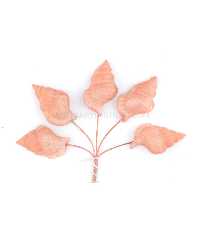 COLD PORCELAIN FLOWER SNAIL 2,9 X 1,8 CM