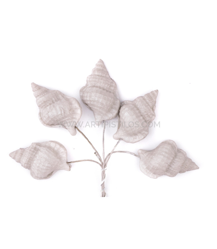 COLD PORCELAIN FLOWER SNAIL 2,9 X 1,8 CM