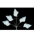 COLD PORCELAIN FLOWER SNAIL 2,9 X 1,8 CM