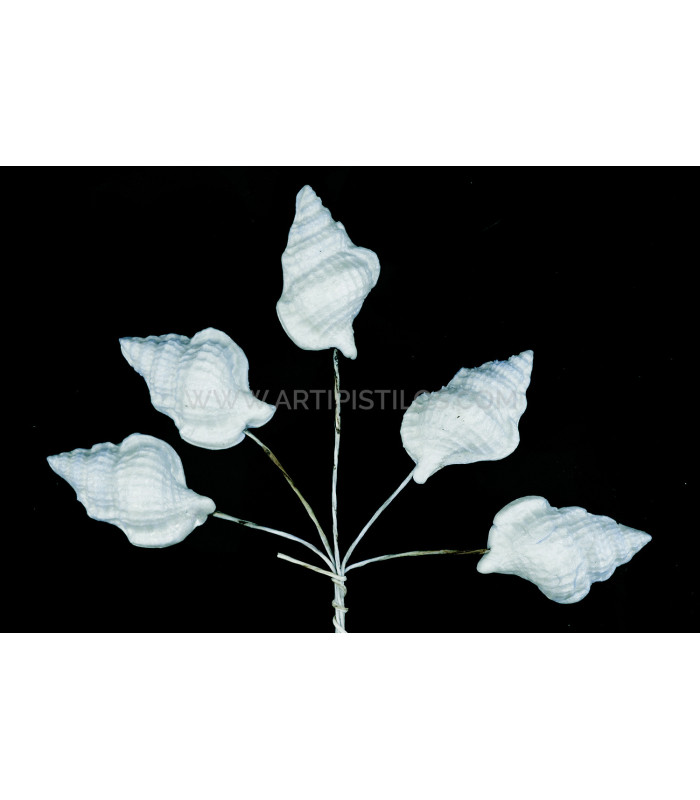 COLD PORCELAIN FLOWER SNAIL 2,9 X 1,8 CM