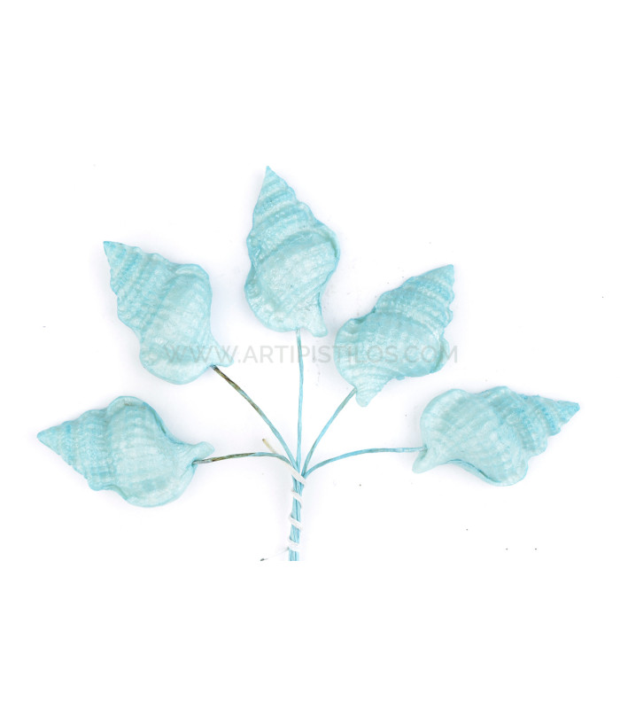 COLD PORCELAIN FLOWER SNAIL 2,9 X 1,8 CM