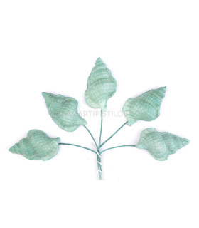 CARACOL FLOR DE PORCELANA FRIA 2,9 X 1,8 CM