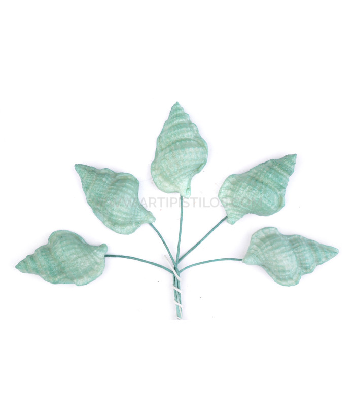 COLD PORCELAIN FLOWER SNAIL 2,9 X 1,8 CM