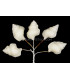 COLD PORCELAIN FLOWER SNAIL 2,9 X 1,8 CM
