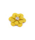 APLICACIÓN FLOR METÁLICA CON STRASS "URAVAN"