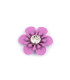 METALLIC FLOWER APPLICATION WITH STRASS "WALDEN"
