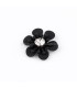 METALLIC FLOWER APPLICATION WITH STRASS "WALDEN"
