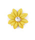 METAL FLOWER APPLICATION WITH STRASS "LIBERTY"