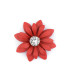 APLICACIÓN FLOR METÁLICA CON STRASS "LIBERTY"