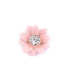 METALLIC FLOWER APPLICATION WITH STRASS "RACHEL"
