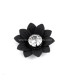 METALLIC FLOWER APPLICATION WITH STRASS "RACHEL"