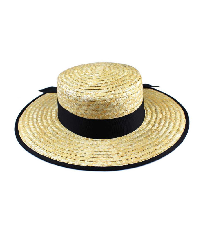 Natural straw hat "BRIANNA"