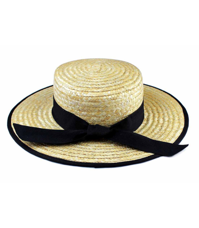 Natural straw hat "BRIANNA"